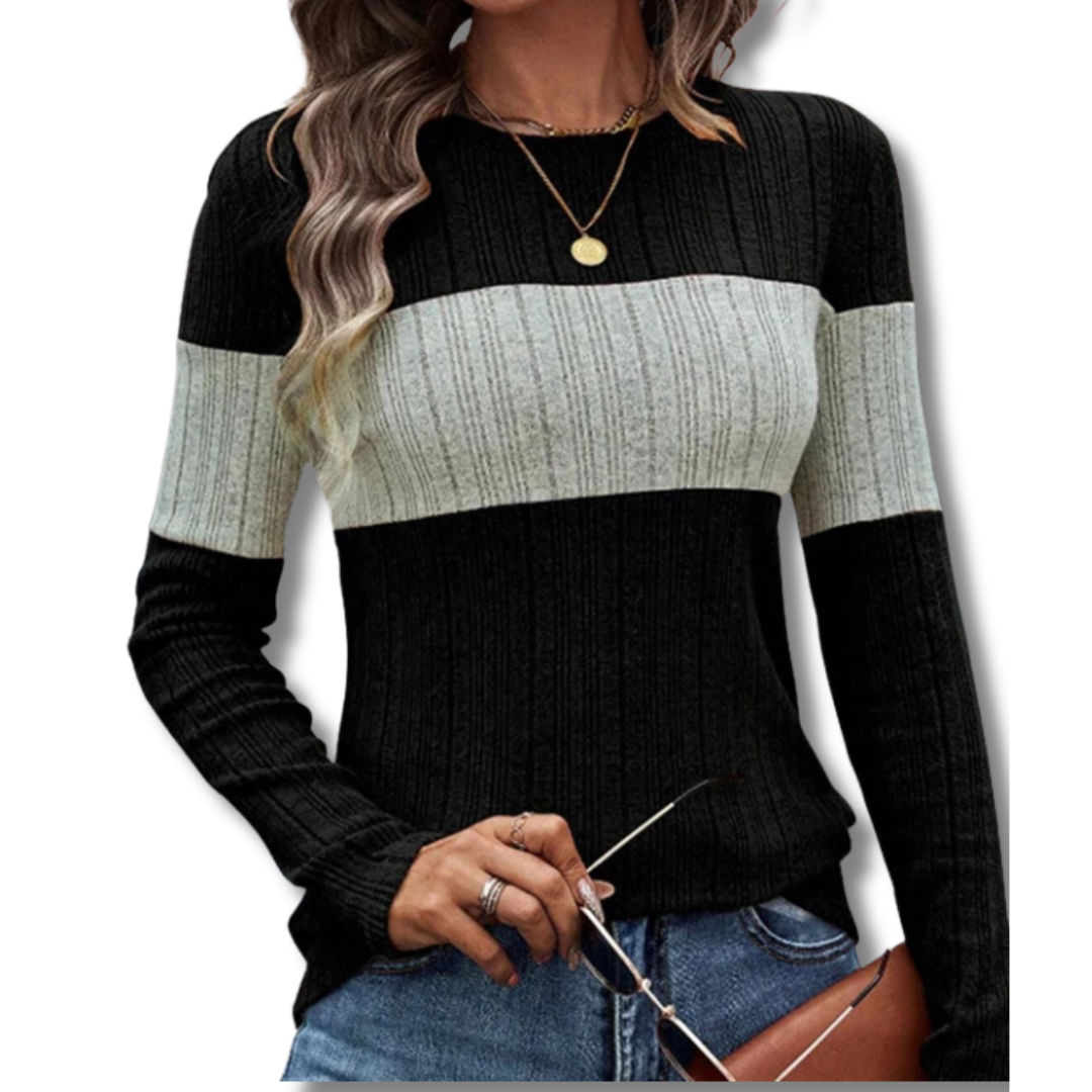 Knitted Long Sleeve Sweater