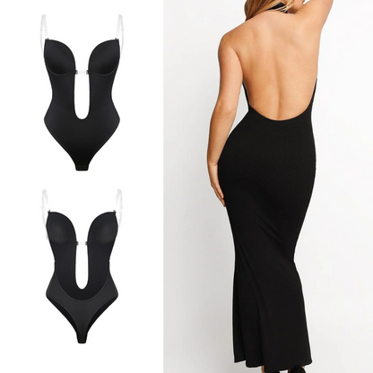 Backless Full-Body Shaper Bodysuit