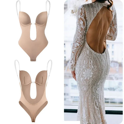 Backless Full-Body Shaper Bodysuit